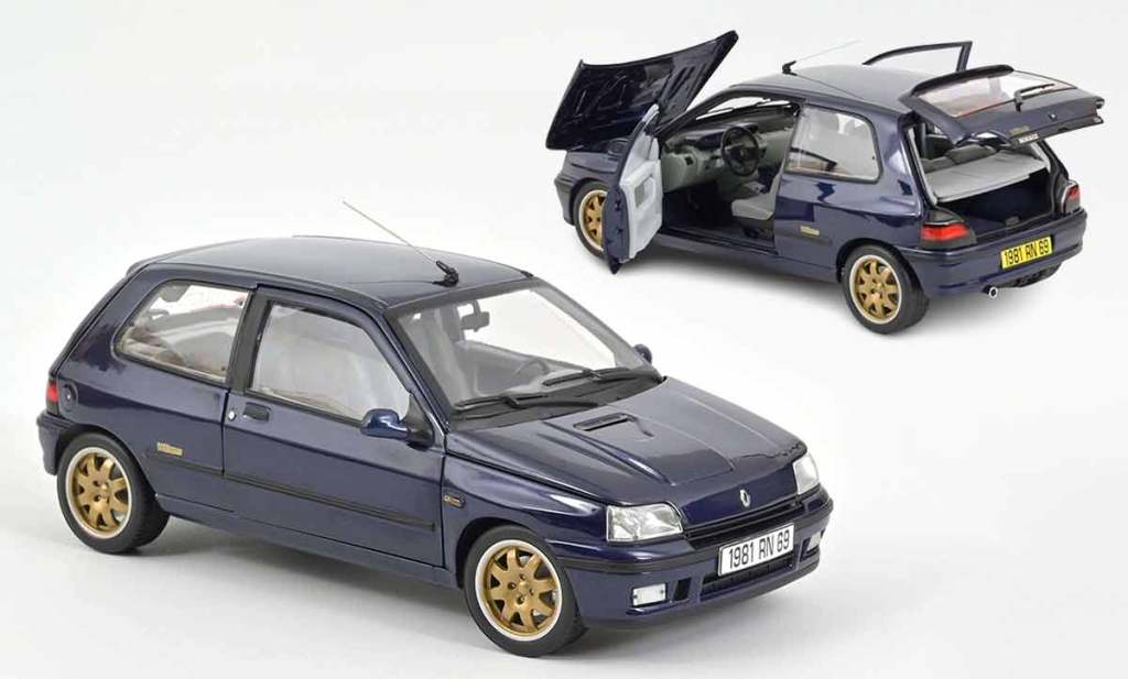 La Renault Clio Williams 1/18 de Norev est en promotion