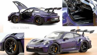 187368 Norev 1/18 Porsche 911 (992) GT3 RS Ultraviolet