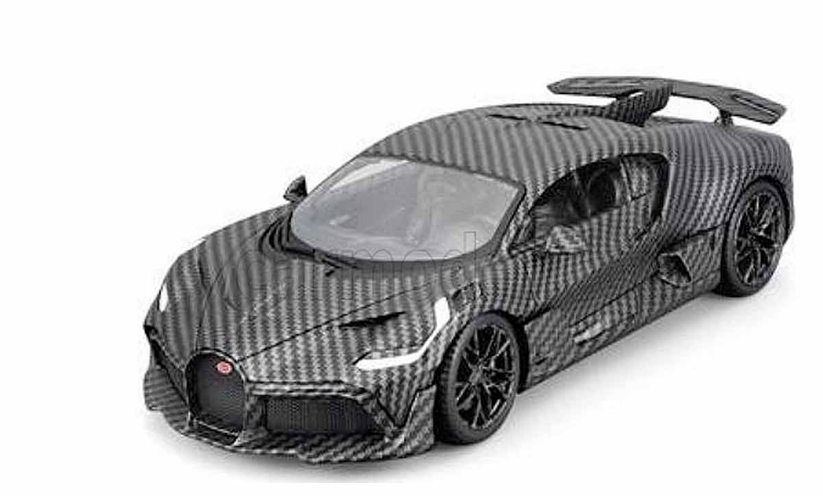BU11101-carb Bburago Bugatti Chiron carbone 1/18