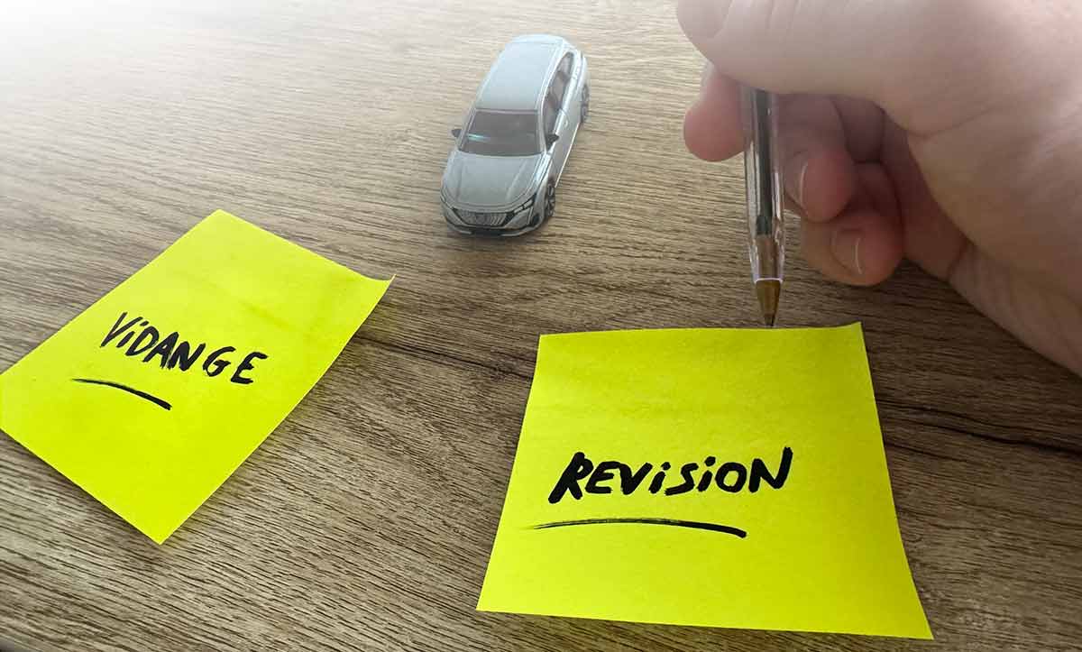 Différence entre révision et vidange