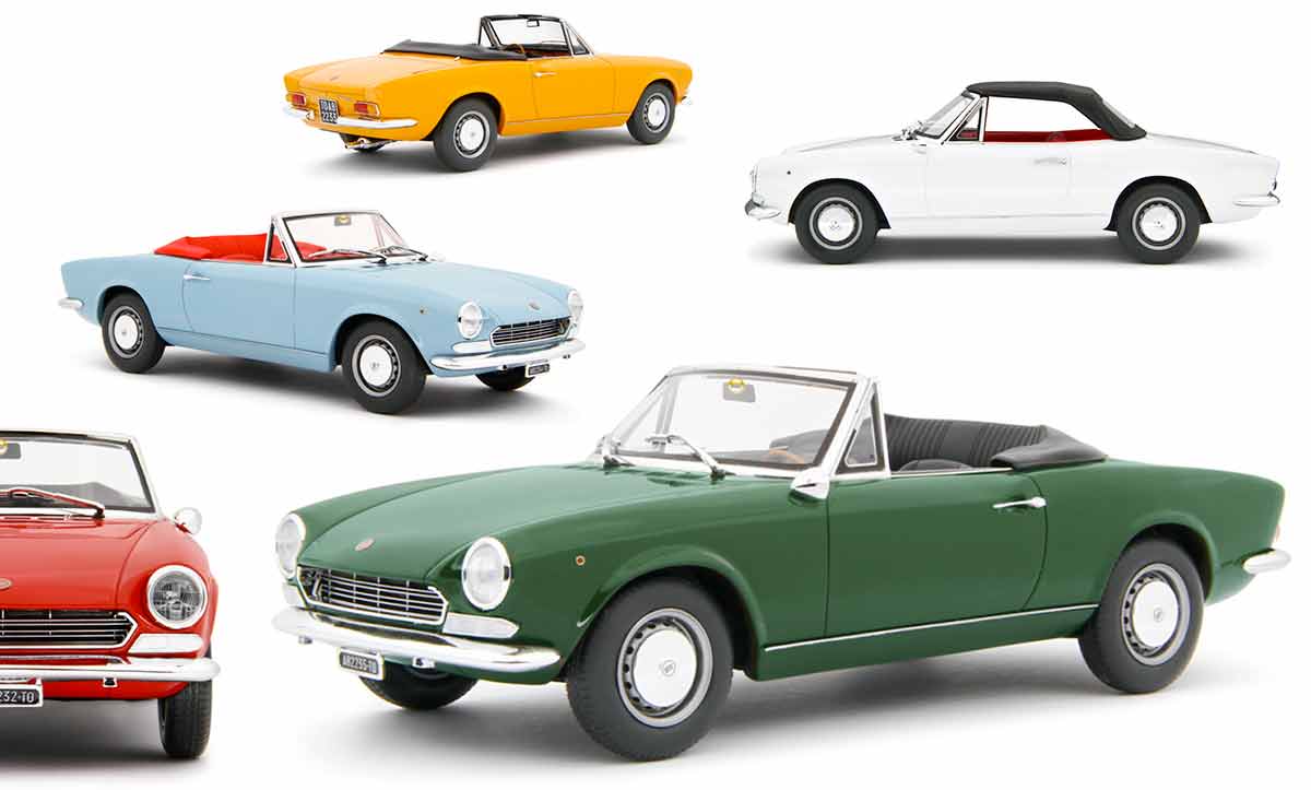 Laudoracing 1/18 Fiat 124 Sport Spider 1968