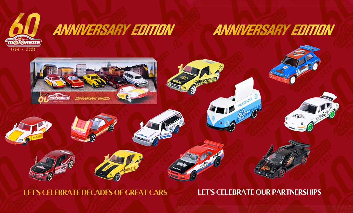 Majorette modèles anniversaire 60 ans
