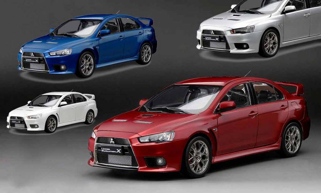 La Mitsubishi Lancer Evo X attendue chez SunStar au 1/18