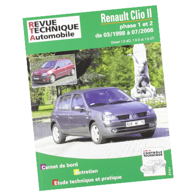 Revue technique automobile RTA Renault Clio 2