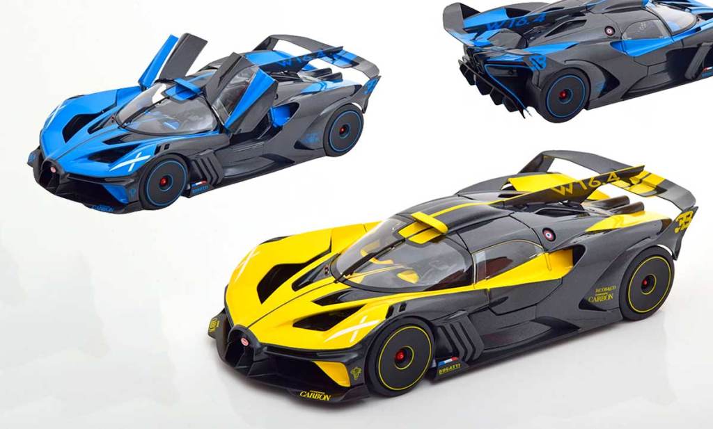 Profitez d&rsquo;une offre sympa sur la Bugatti Bolide de Bburago 1/18
