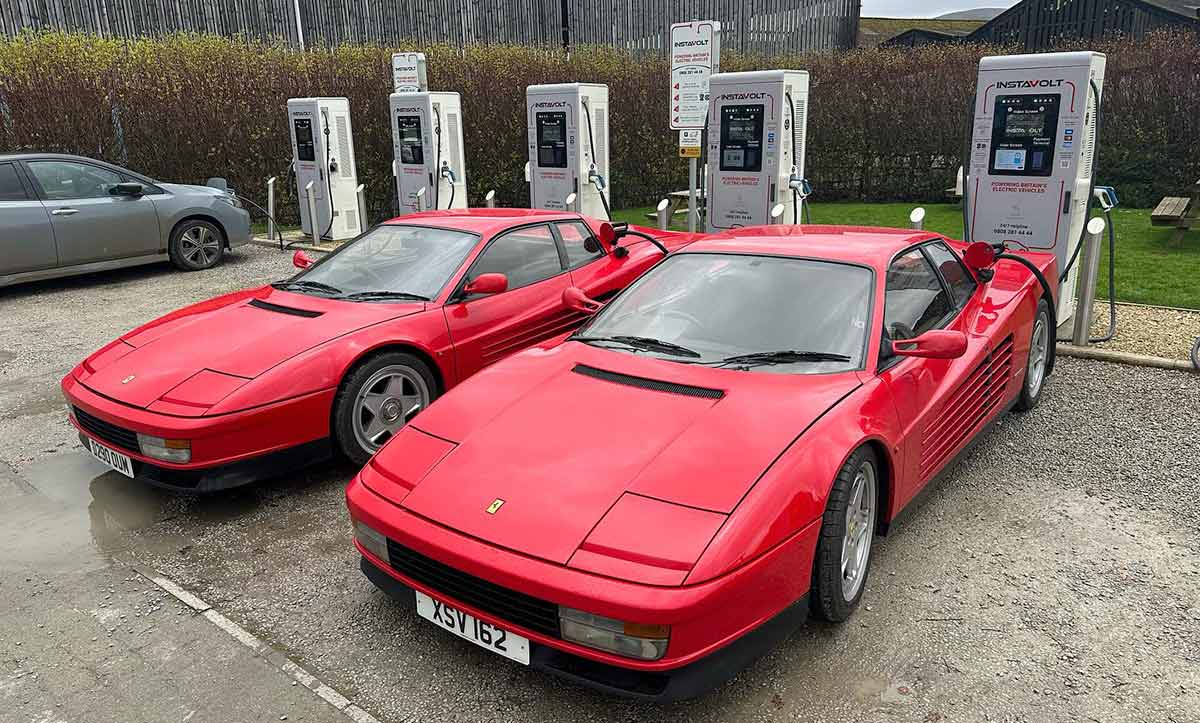 Ferrari Testarossa convertie à l'électricité