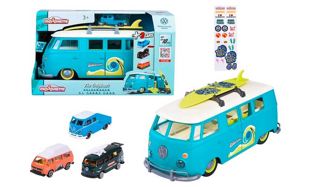 Majorette sort un Volkswagen T1 en Carry Case