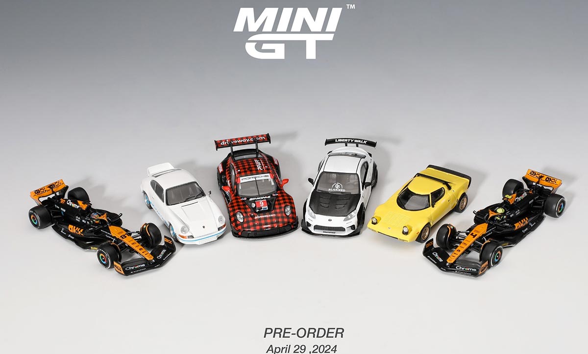 Mini GT nouveautés lundi 29 avril 2024