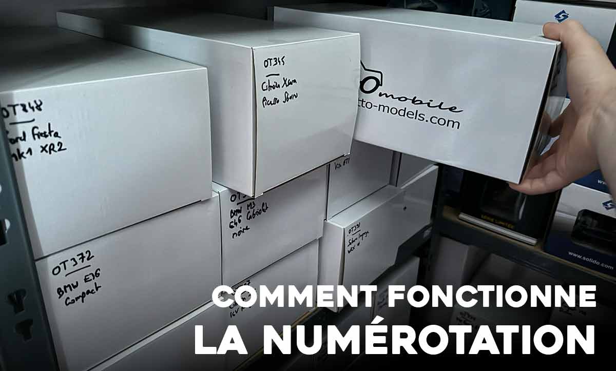 Numérotation modèles OttOmobile 1/18