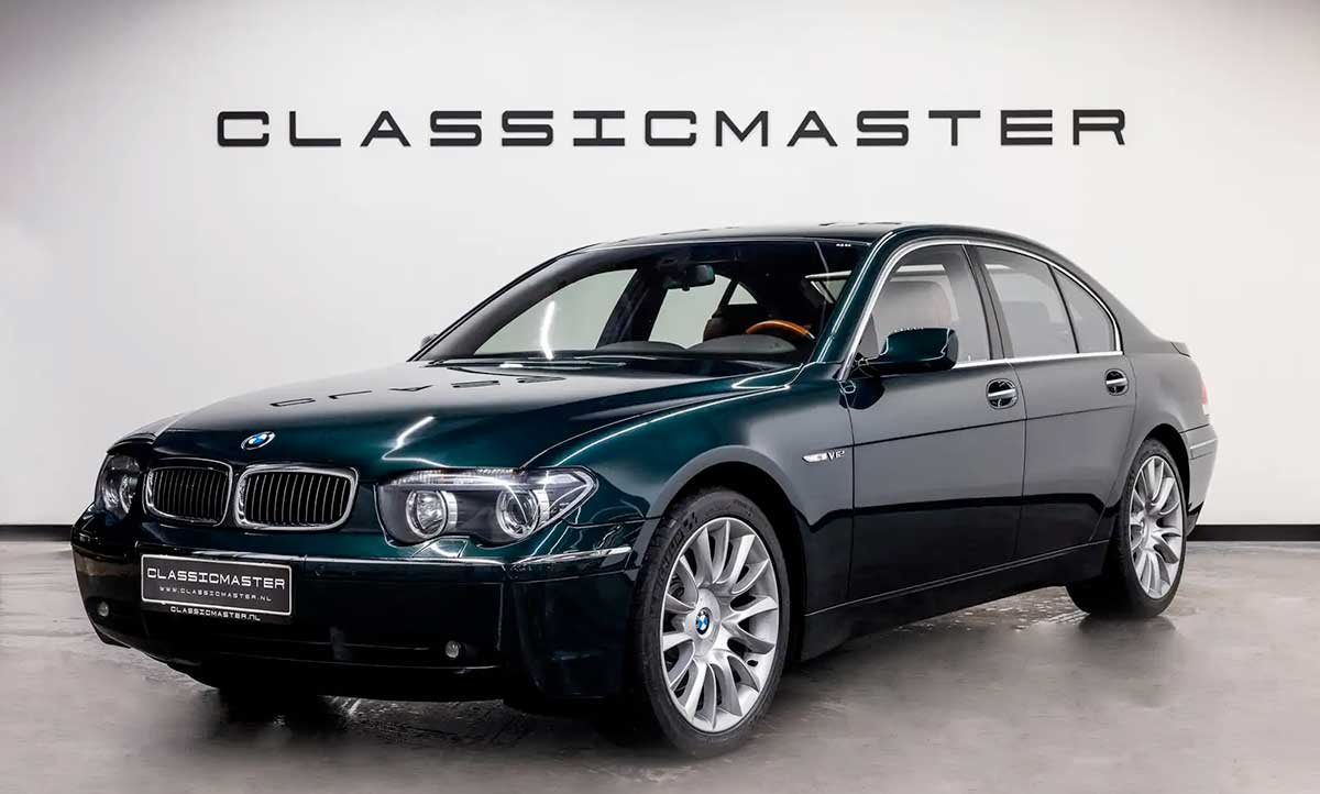 BMW 760i de 2003 vert métallisé à vendre