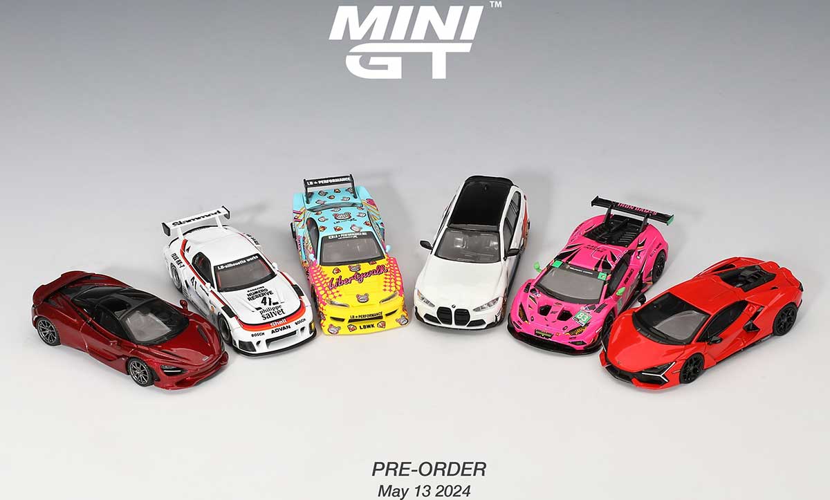 1/64 nouveautés Mini GT diecast 13 mai 2024