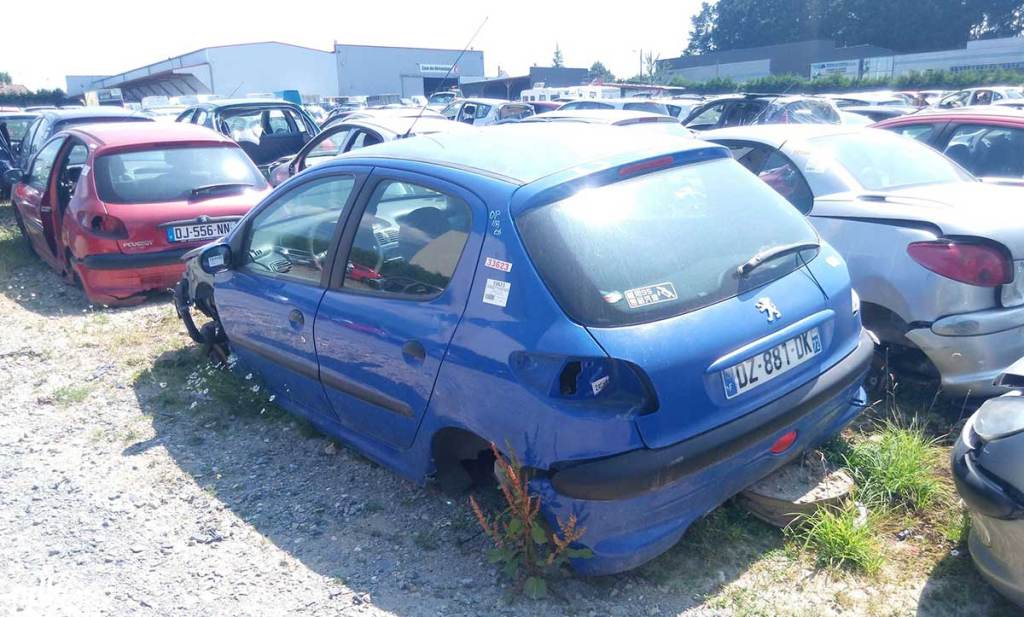 Peugeot 206 démolition