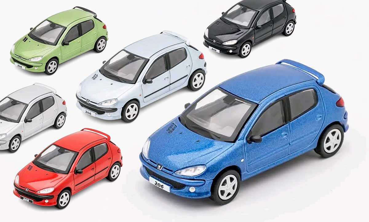 Peugeot 206 DCT 1/64