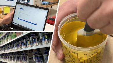 Création teinte voiture miniature