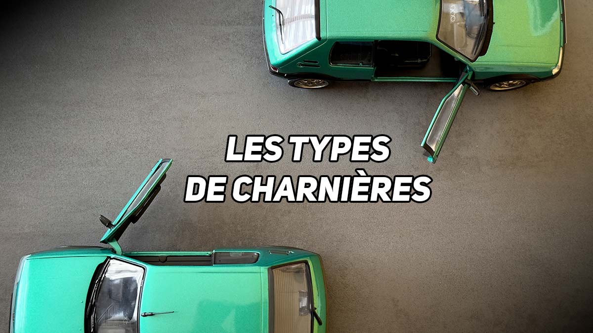 Peugeot 205 GTI Griffe charnières de porte échelle 1/18