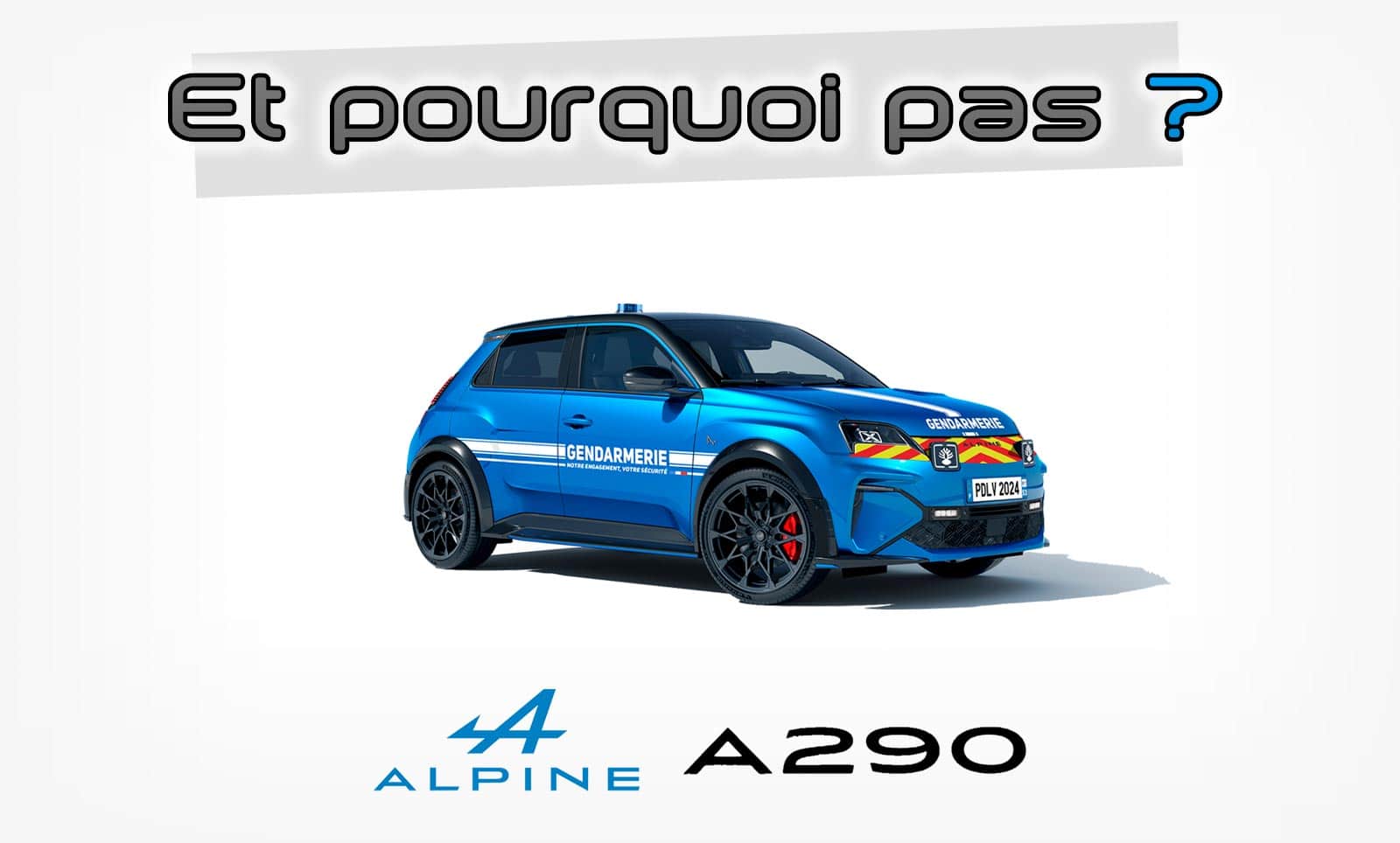 Alpine A290 Gendarmerie