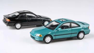 Honda Civic coupé EJ1 de 1995 à l'échelle 1/64