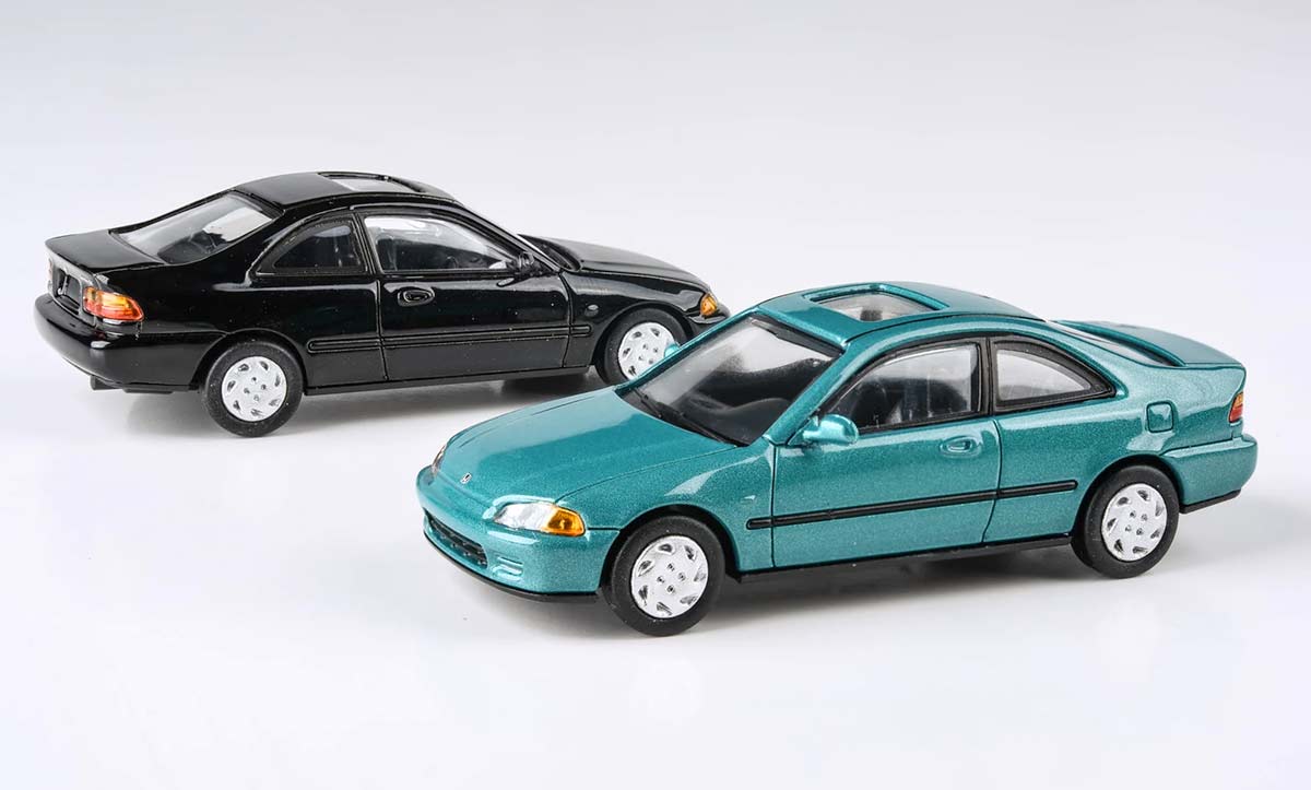 Honda Civic coupé EJ1 de 1995 à l'échelle 1/64