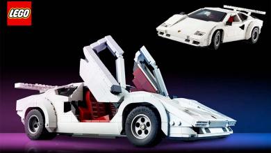 Lamborghini Countach à construire en Lego, référence 10337