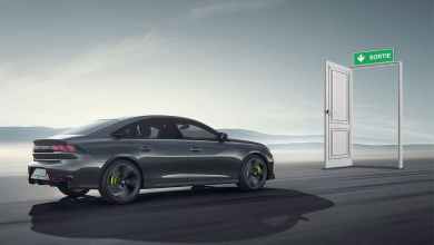 Peugeot 508 PSE en direction de la sortie