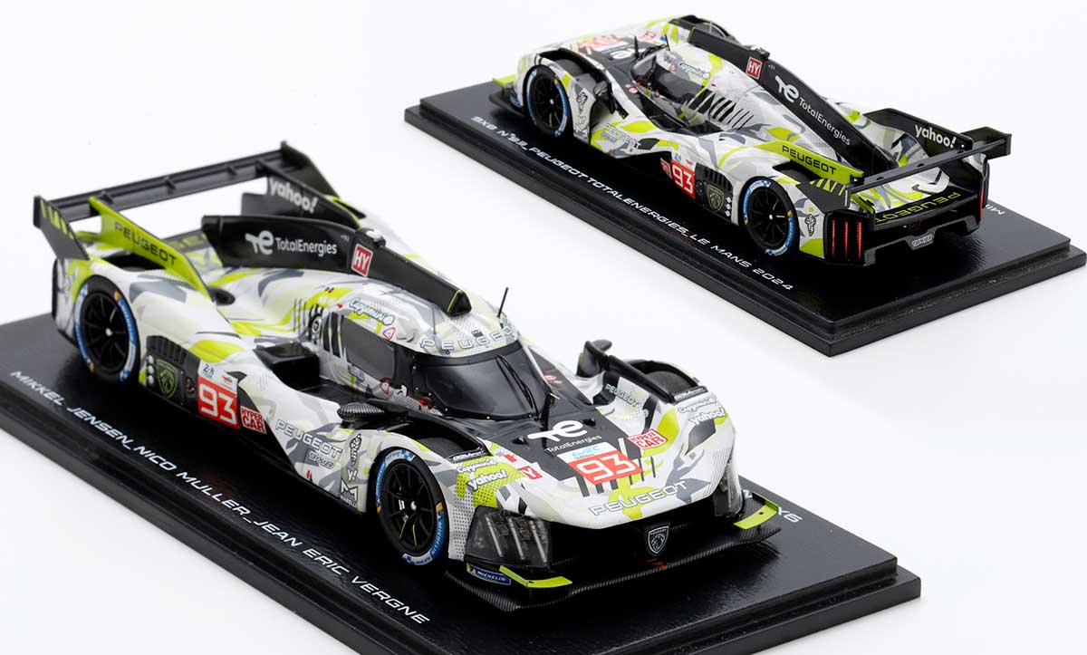 Peugeot 9X8 numéro 93 des 24 Heures du Mans 2024