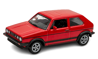 Volkswagen Golf 1 GTI à l'échelle 1/64