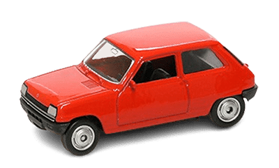 Renault 5 à l'échelle 1/64