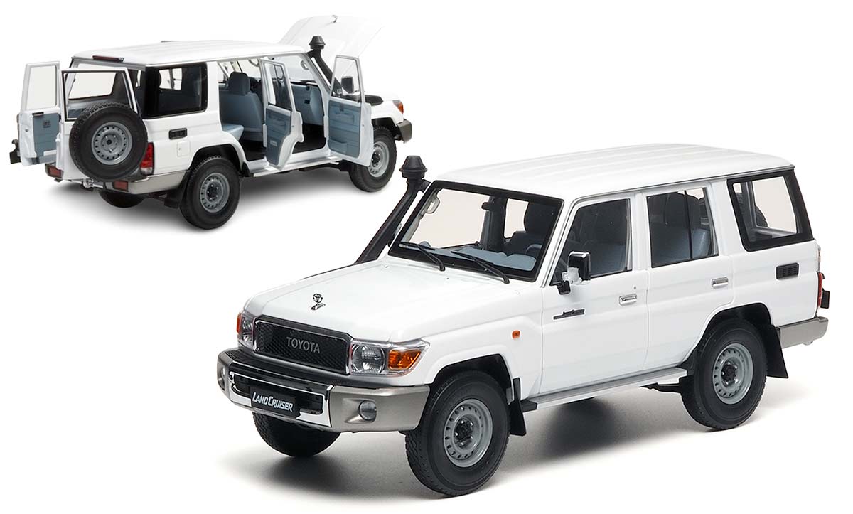 Almost Real 1:18 Toyota Land Cruiser 76 Année De Construction 2017 Blanc Alm870103 Almost Real 1:18 Toyota Land Cruiser 76 Année De Construction 2017 Blanc Alm870103