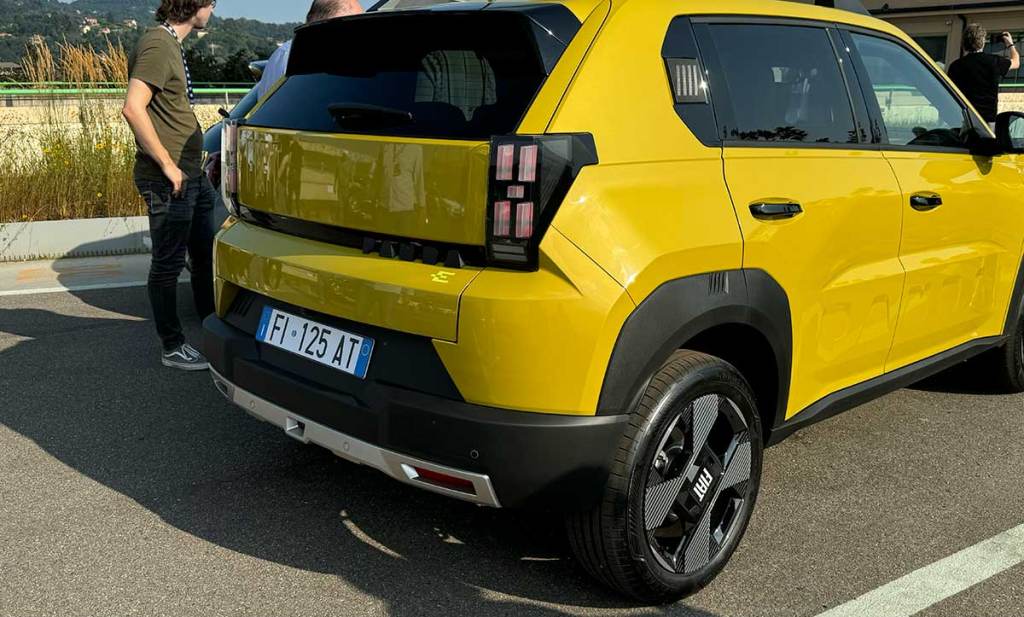 Partie arrière de la Fiat Grande Panda