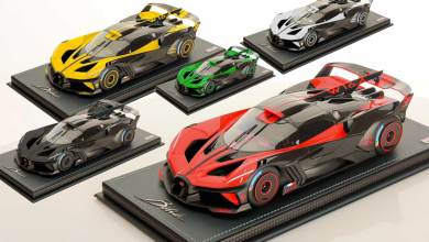 Bugatti Bolide miniature à l'échelle 1/18 du fabricant MR Collection, 5 coloris