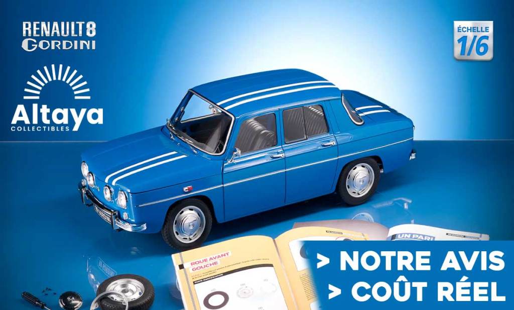 Altaya : construisez votre Renault 8 Gordini à l&rsquo;échelle 1/6