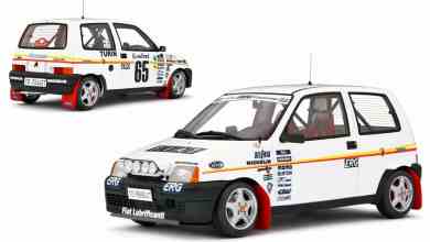 Fiat Cinquecento Trofeo de Laudoracing à l'échelle 1/18, en deux versions différentes