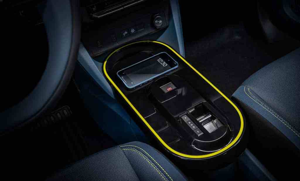 Console centrale de la Fiat Grande Panda