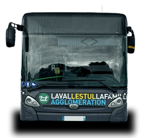 Face avant d'un Heuliez GX 337 Diesel du réseau de bus de Laval