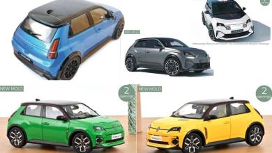 Renault 5 E-Tech Electric et Alpine A290 à l'échelle 1/18 de Norev