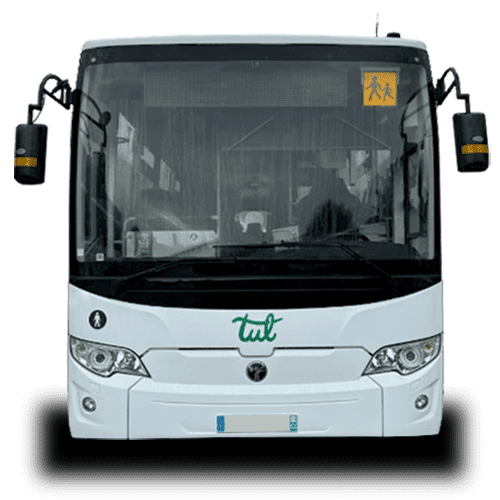 Face avant d'un Temsa LD SB Plus 13 Diesel du réseau de bus de Laval