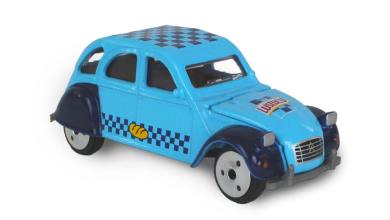 Citroën 2 CV Lustucru de Majorette à l'échelle 1/64