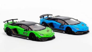 Maxwell Lamborghini Aventador à l'échelle 1/64