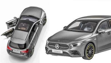 Mercedes Classe A gris foncé de Norev à l'échelle 1/18