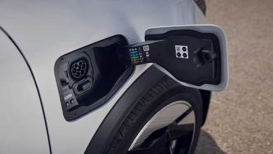 Trappe de recharge d'un Renault Scénic E-Tech Electric