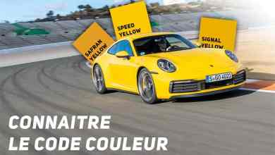 Porsche 911 (992) Carrera S de couleur jaune