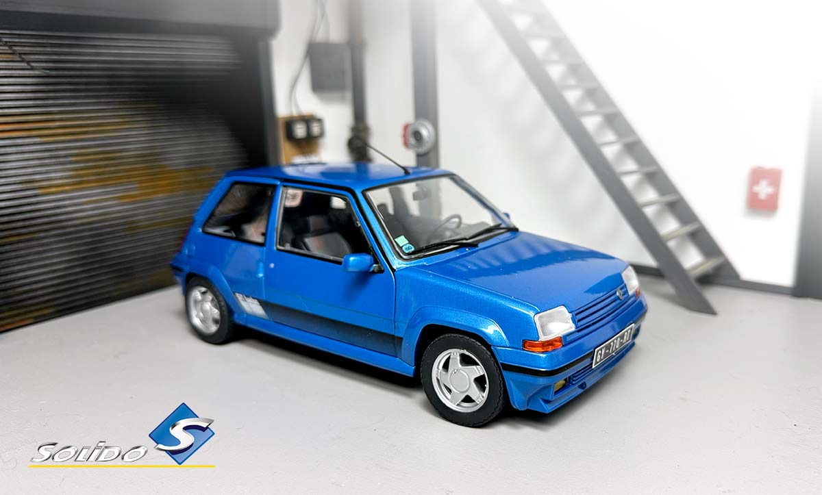 Renault 5 GT Turbo de Solido à l'échelle 1/18
