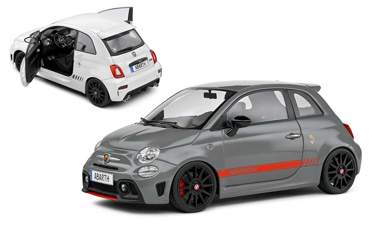 Abarth 595 et 695 de Solido à l'échelle 1/18