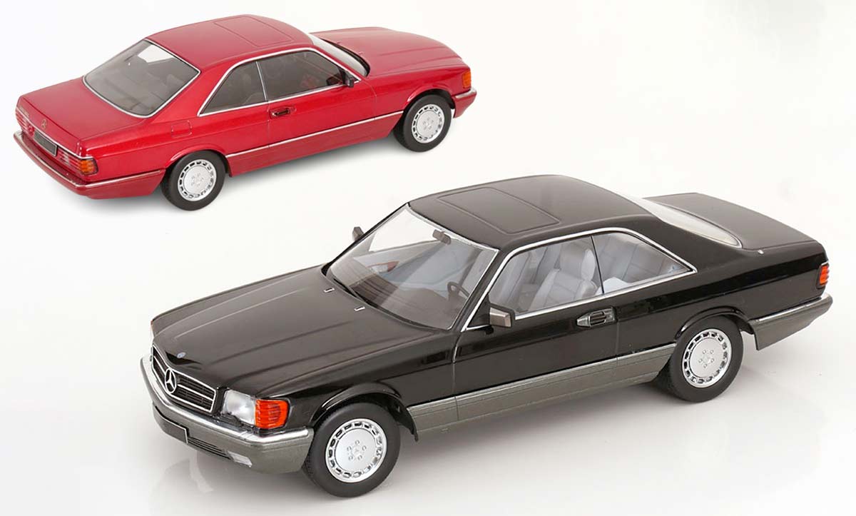 1:18 KK-Scale Mercedes 560 SEC C126 1985 black