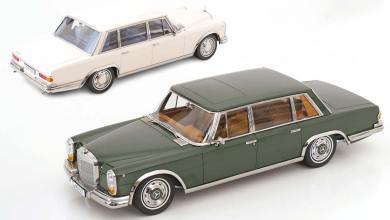 Mercedes 600 (W100) de KK-Scale à l'échelle 1/18, disponible en deux couleurs