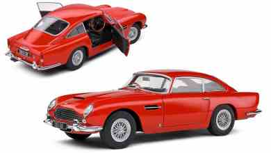 Aston Martin DB5 rouge de Solido à l'échelle 1/18