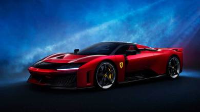 Ferrari F80 de couleur rouge