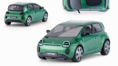 Renault Twingo E-Tech prototype à l'échelle 1/43 de Norev