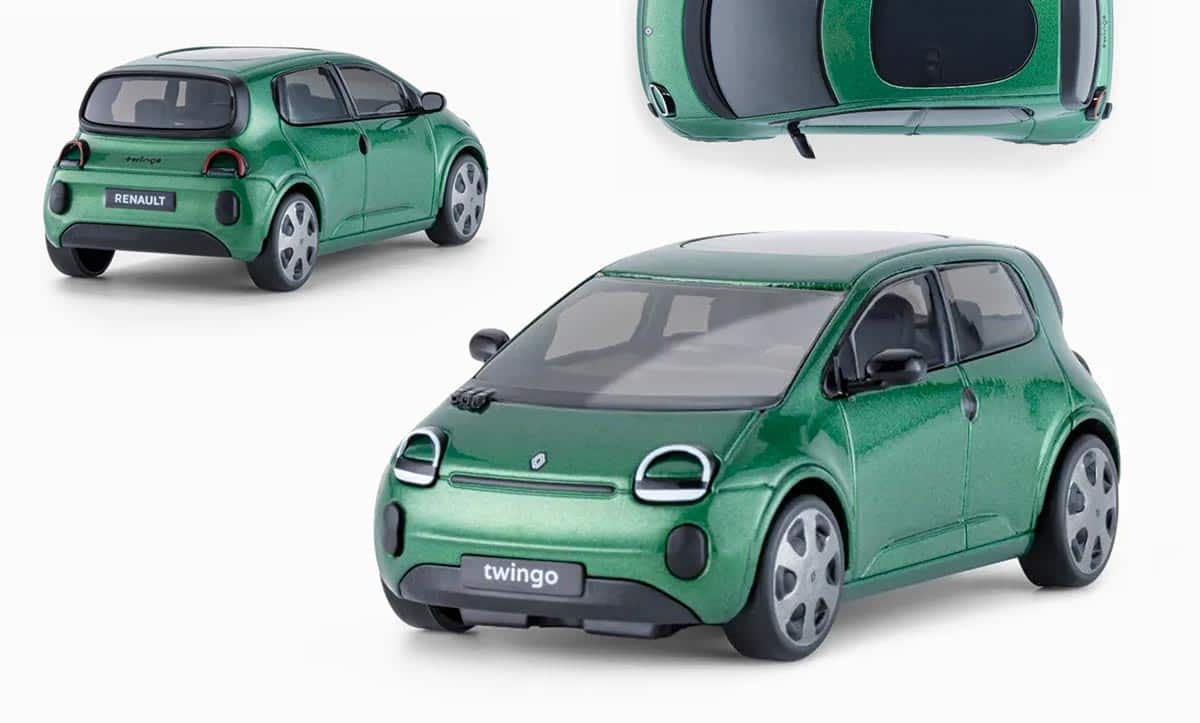 Renault Twingo E-Tech prototype à l'échelle 1/43 de Norev