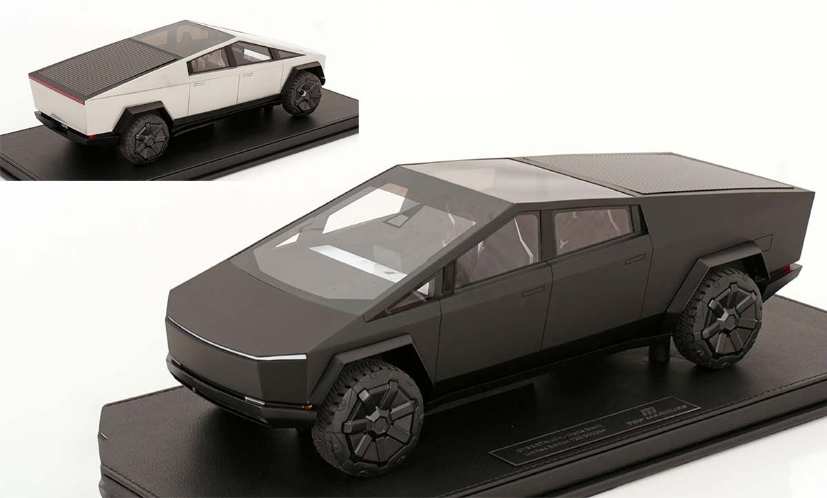 Tesla Cybertruck de Top Marques à l'échelle 1/18